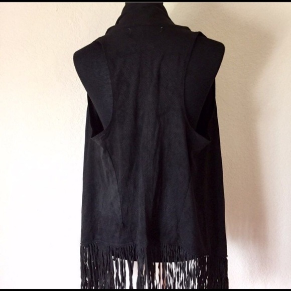 Fringe Suede Cardigan - Picture 4 of 5